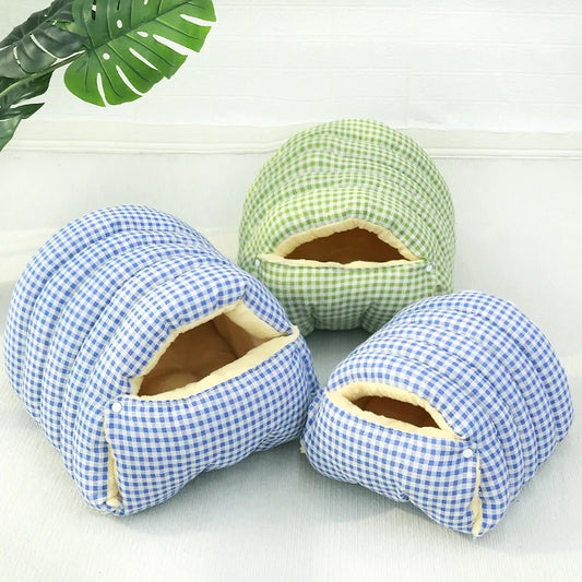 4-Season Enclosed Cat & Small Dog House Bed π± | Washable Pet Cave with Ultra-Warm Plush Fleece Lining βοΈ