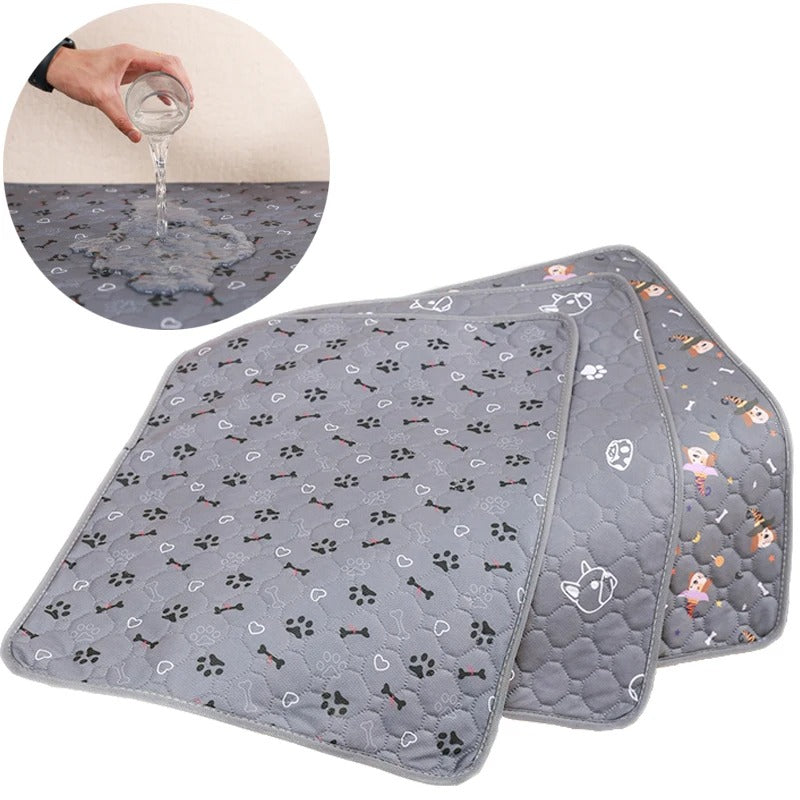 Reusable Washable Dog Pee Pad Blanket 🐶 | Ultra-Absorbent Waterproof Puppy Training Pad & Urine Mat 🌊