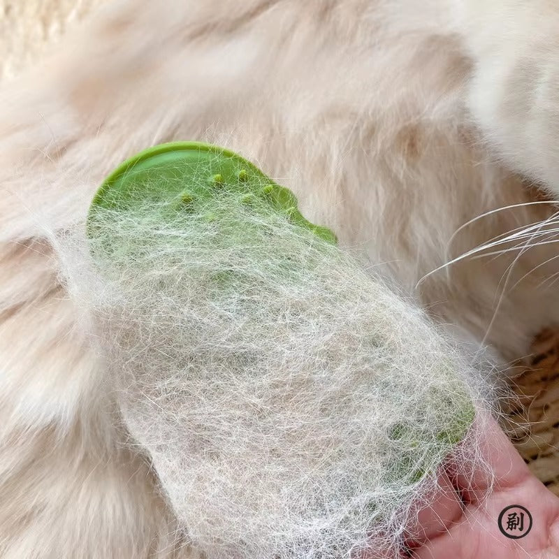 Wall Corner Cat Self-Groomer & Massage Comb 🐱 | Interactive Scratching Brush with Catnip Compartment 🌿