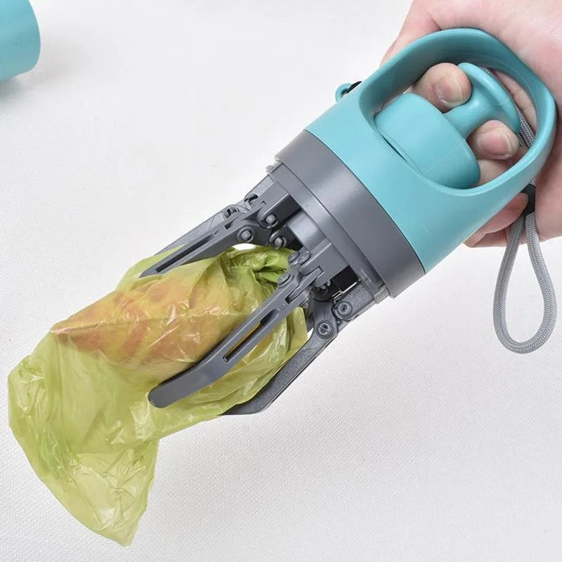 • Portable Six-Claw Dog Poop Scooper | Outdoor Pet Toilet Garbage Bag Dispenser | Heavy-Duty Waste Pickup Cleaner Tool with Built-in Bags 🐶✨