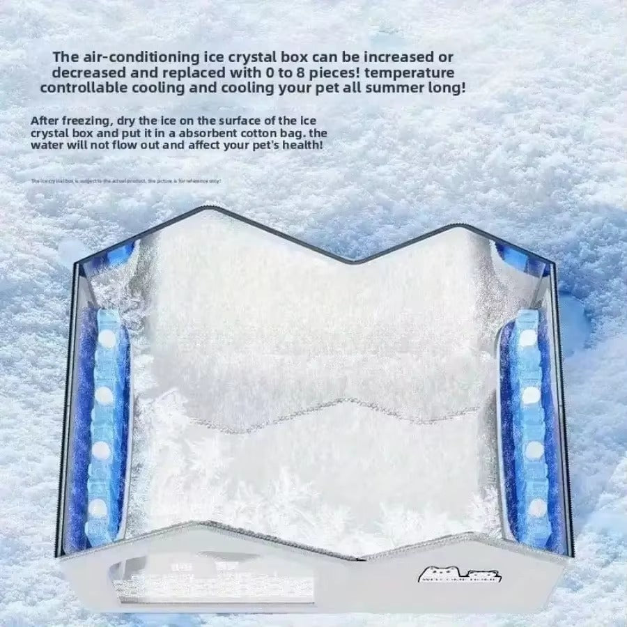 Summer Pet Ice House Bed | Non-Electric Air Conditioning Cooling Kennel | Heavy Duty Four Seasons Load-Bearing Cat & Dog Cave 🐱🐶