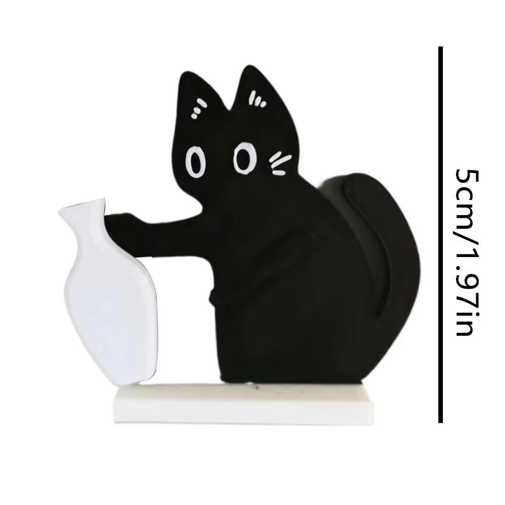 Acrylic Cat Whiskers Collection Ornament | Magnetic Cartoon Refrigerator Sticker | Precious Cat Hair Storage Memorial Box & Keepsake 🐾✨