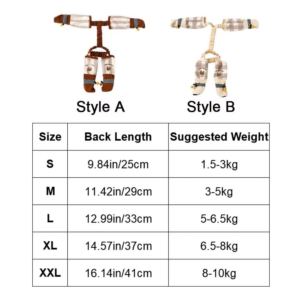 Full Leg Protection Pet Pants with Reflective Stripe | Adjustable Waterproof Dog Jumpsuit Shoes | Anti-Slip Dustproof Outdoor Going Out Pants 🐶🌧️