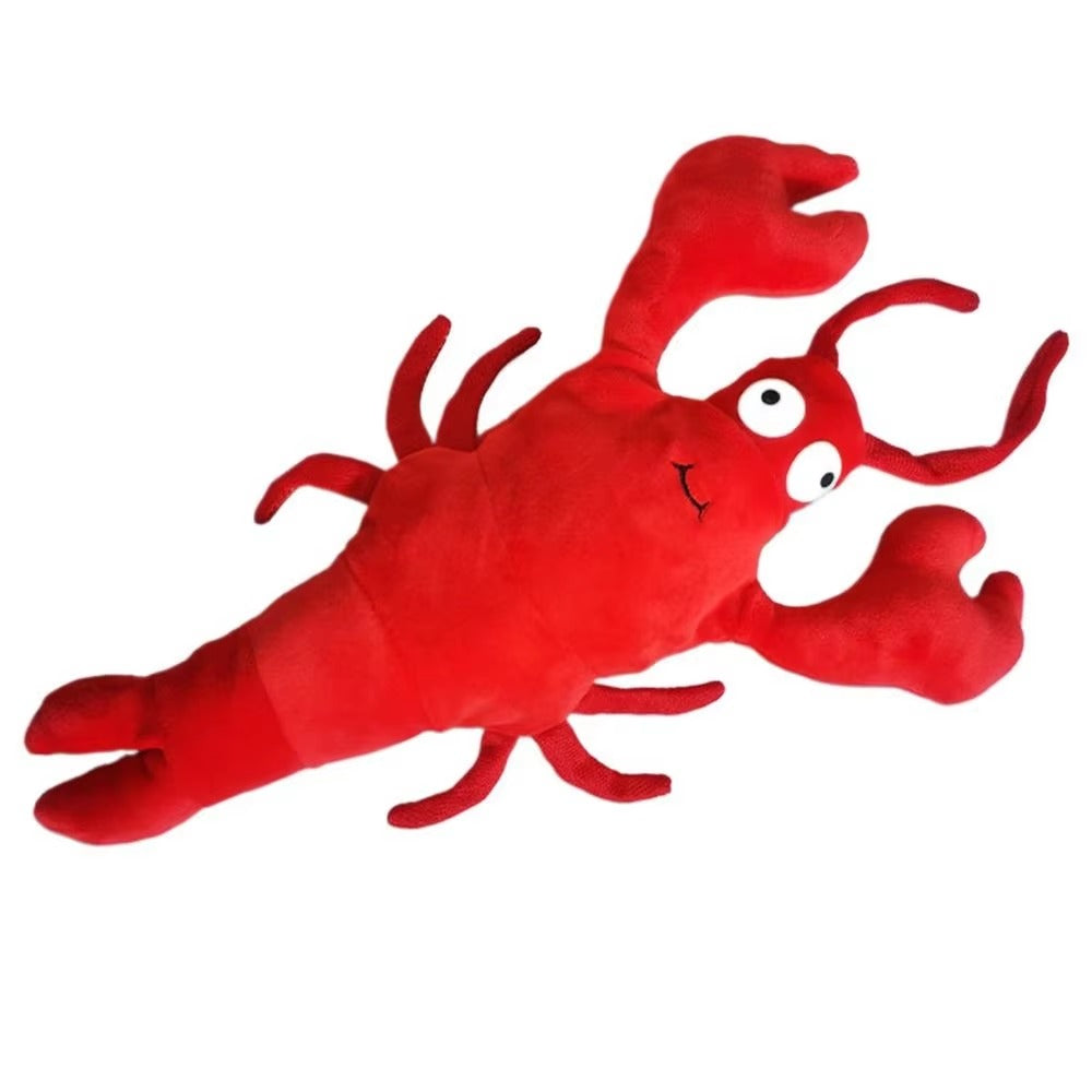 USB Rechargeable Dancing Lobster Cat Toy 🦞 | Moving Plush Electric Jumping Shrimp with 3 Modes 🔋