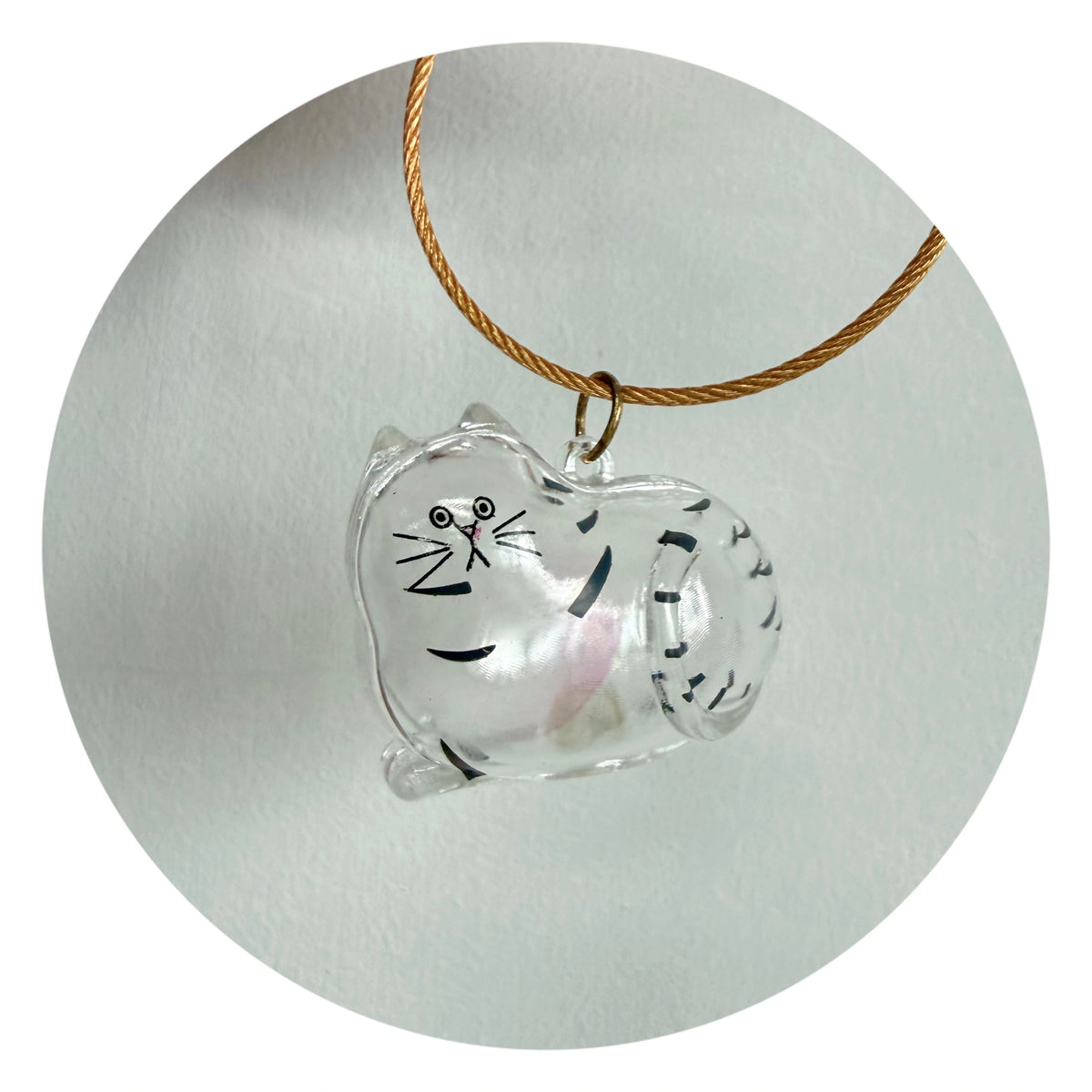 Cute Cat & Dog Fur Storage Capsule Keychain | Transparent Pet Hair Keepsake Pendant & Souvenir 🐱🐶✨