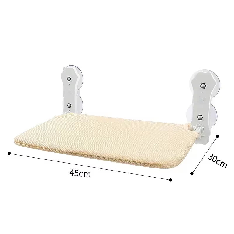 🐱 Suction Cup Cat Window Hammock 🪟 | Foldable Hanging Cat Bed & Cozy Sunbathing Nest ☀️🐾